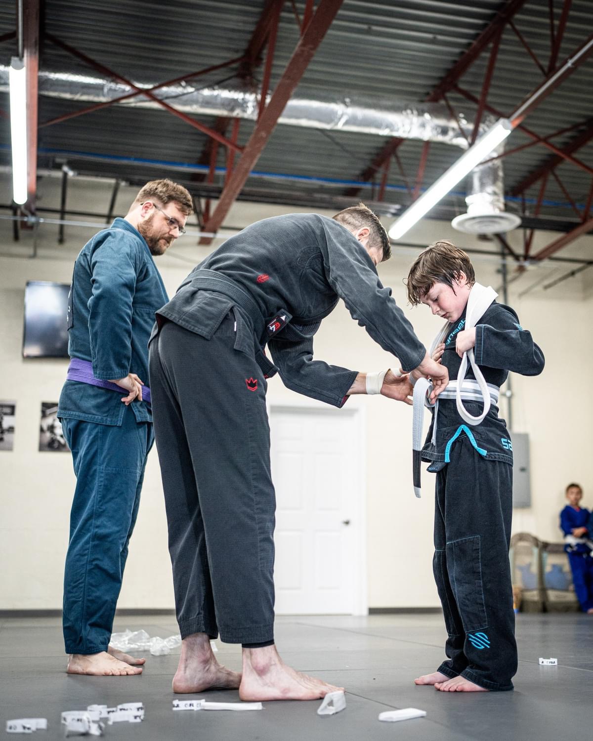 A team getting recongonized for brazilian jiu jitsu in Buffalo New York